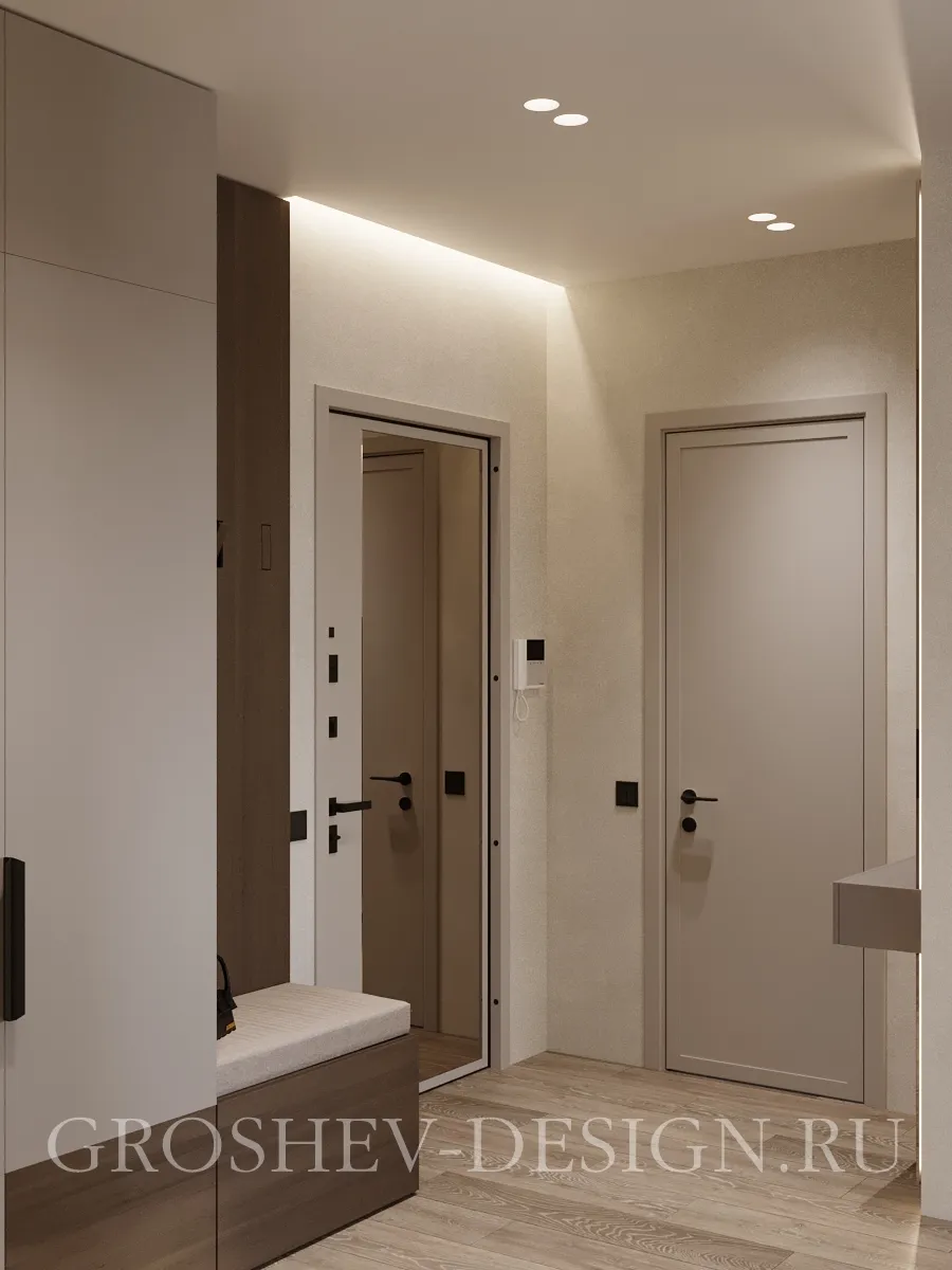 Дизайн интерьера квартиры в г. Абакан по ул. Кирова 212 А - Спальня - Фото 1
