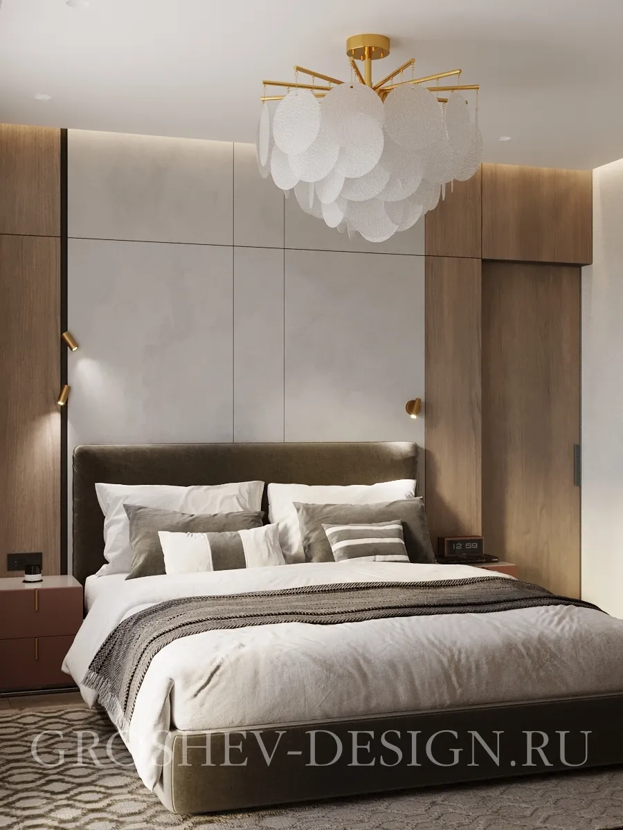 Дизайн интерьера квартиры в г. Абакан по ул. Кирова 212 А - Спальня - Фото 3