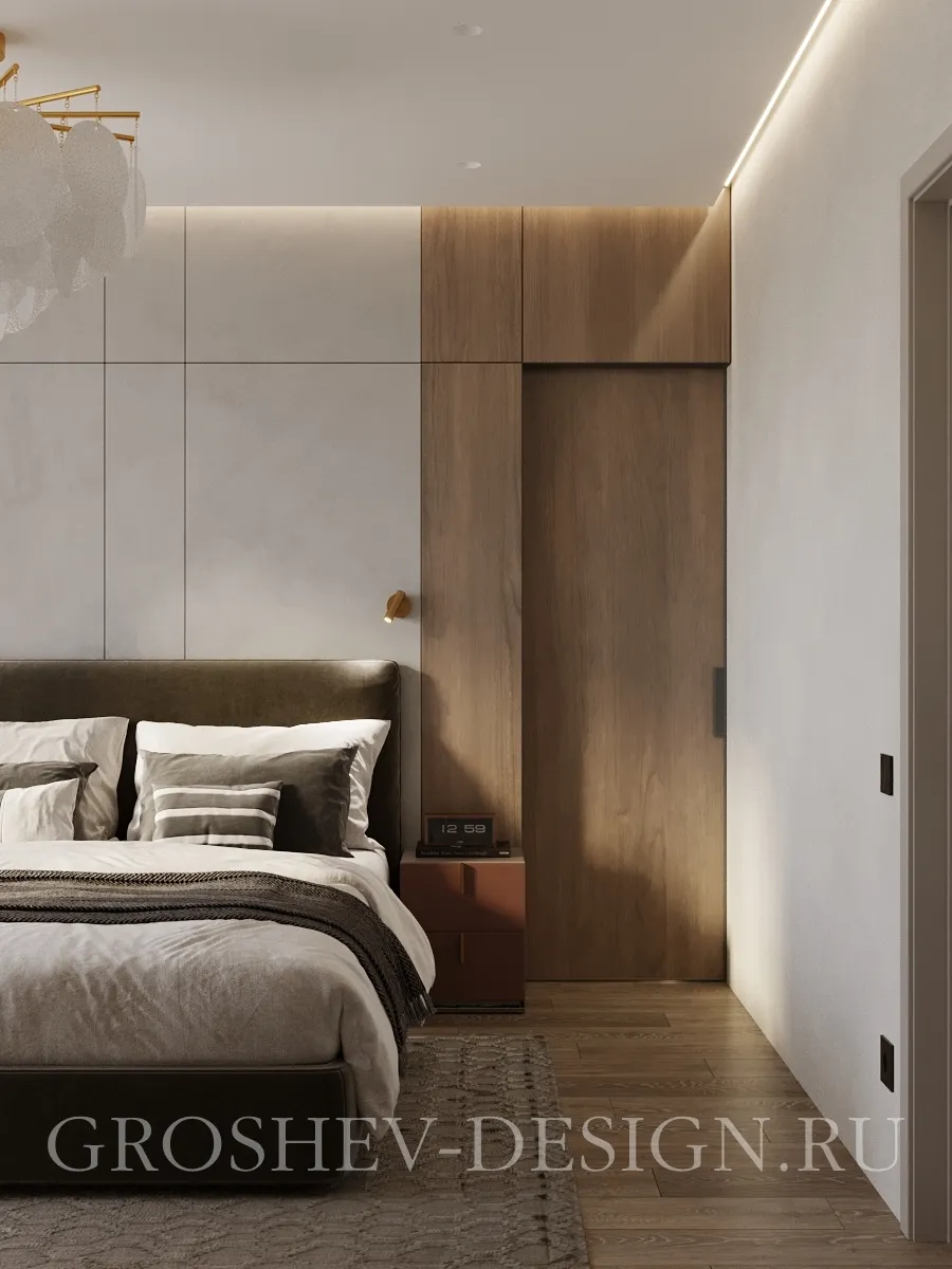 Дизайн интерьера квартиры в г. Абакан по ул. Кирова 212 А - Спальня - Фото 5