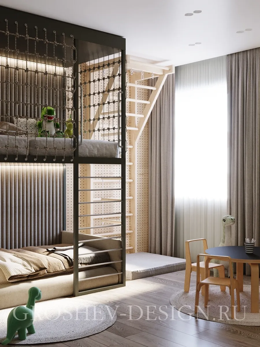 Дизайн интерьера квартиры в г. Абакан по ул. Кирова 212 А - Детская - Фото 3
