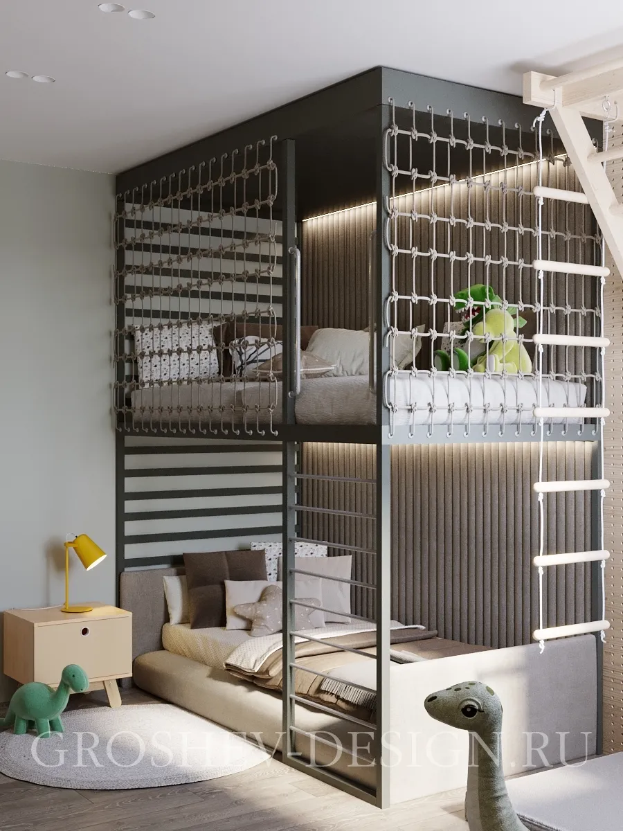 Дизайн интерьера квартиры в г. Абакан по ул. Кирова 212 А - Детская - Фото 4