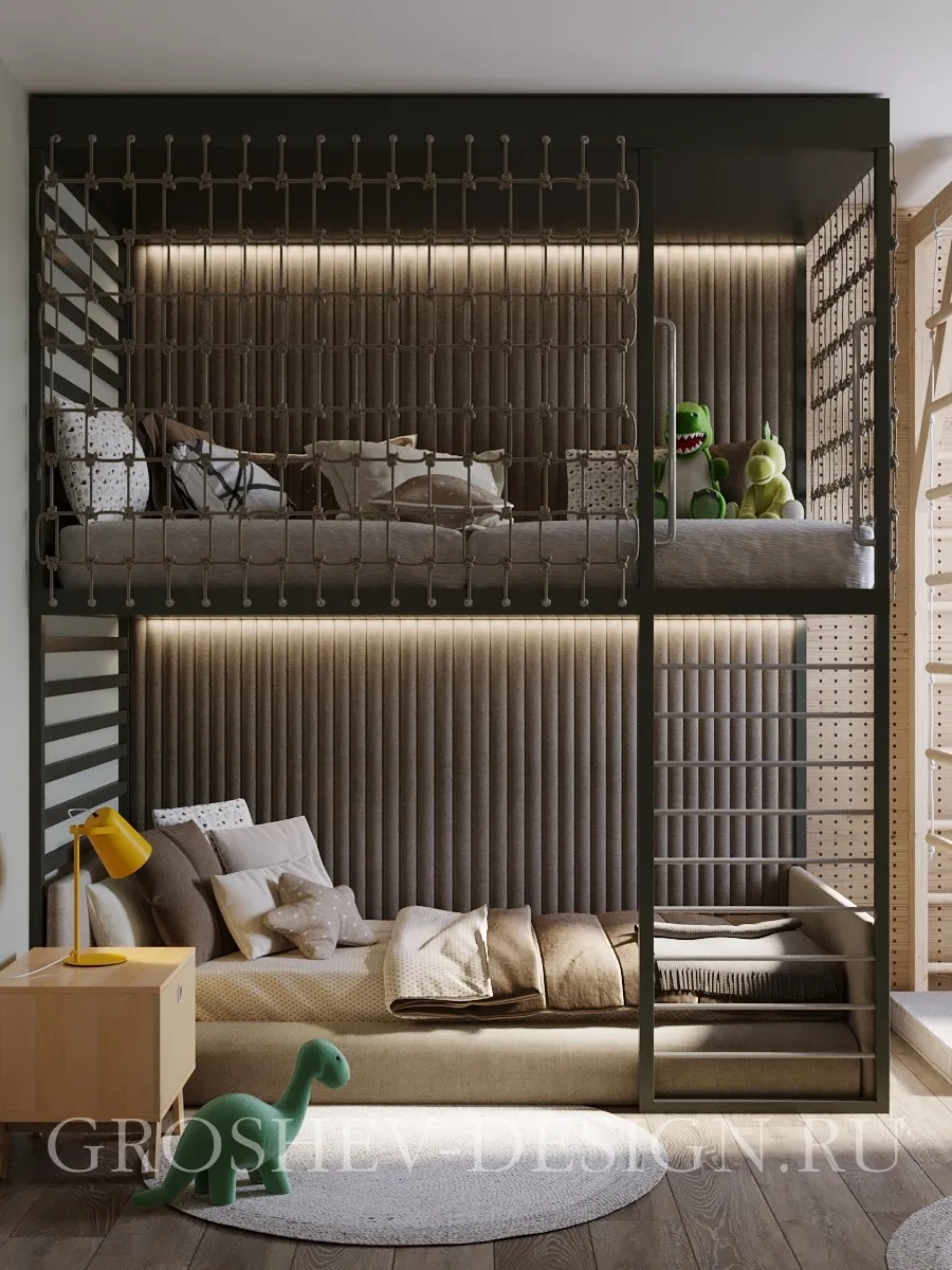 Дизайн интерьера квартиры в г. Абакан по ул. Кирова 212 А - Детская - Фото 5