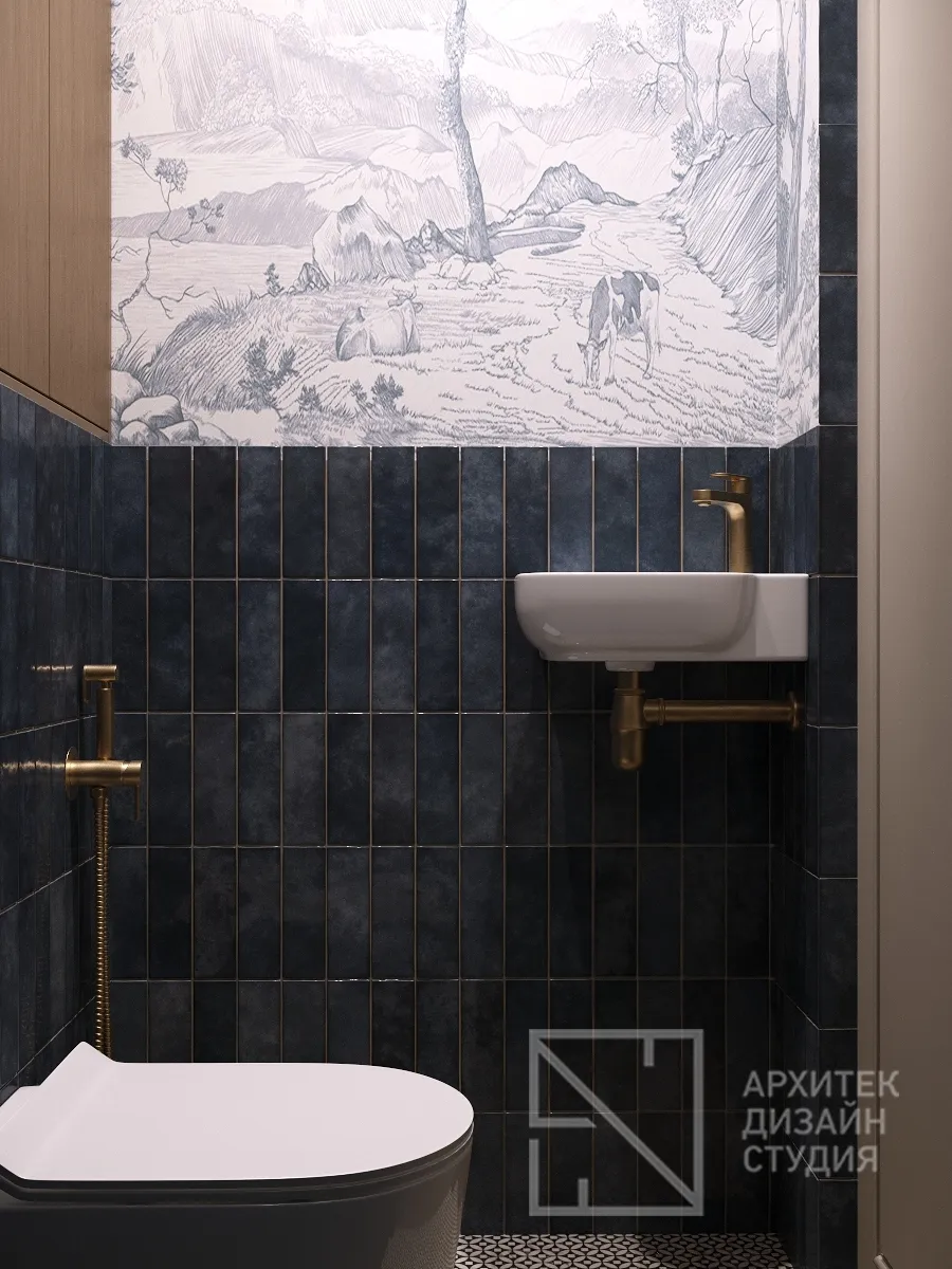 Дизайн интерьера квартиры в г. Абакан по ул. Ленина 56 - Туалет - Фото 2